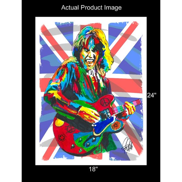 Alvin Lee Ten Years After Guitar Blues Rock Music Poster Print Wall Art 18x24 - Picture 2 of 5